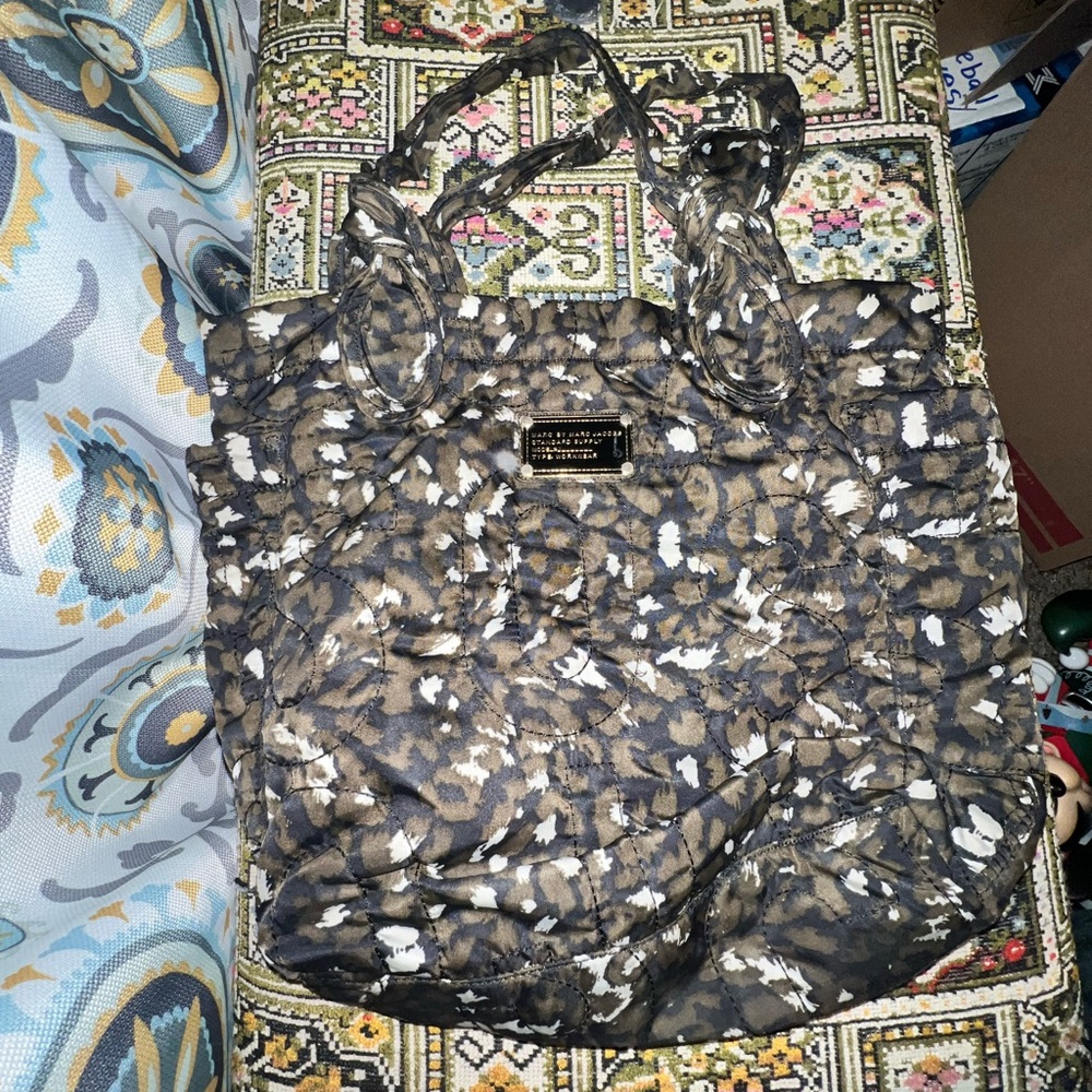Marc By Marc Jacobs Black and Brown Tote